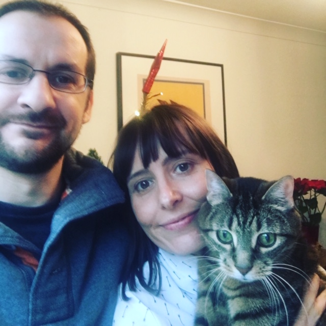 Me, he and the cat IMG_2573